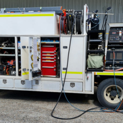 Mobile welding truck