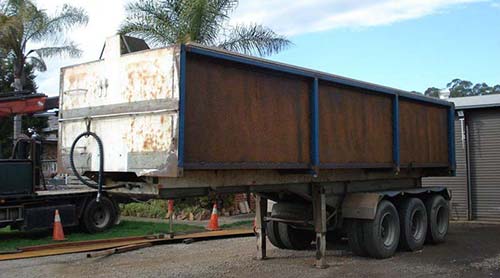 Mobile welding trailer repairs